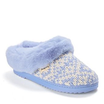 Dearfoams Hannah Festive Knit Women's Clog Slippers