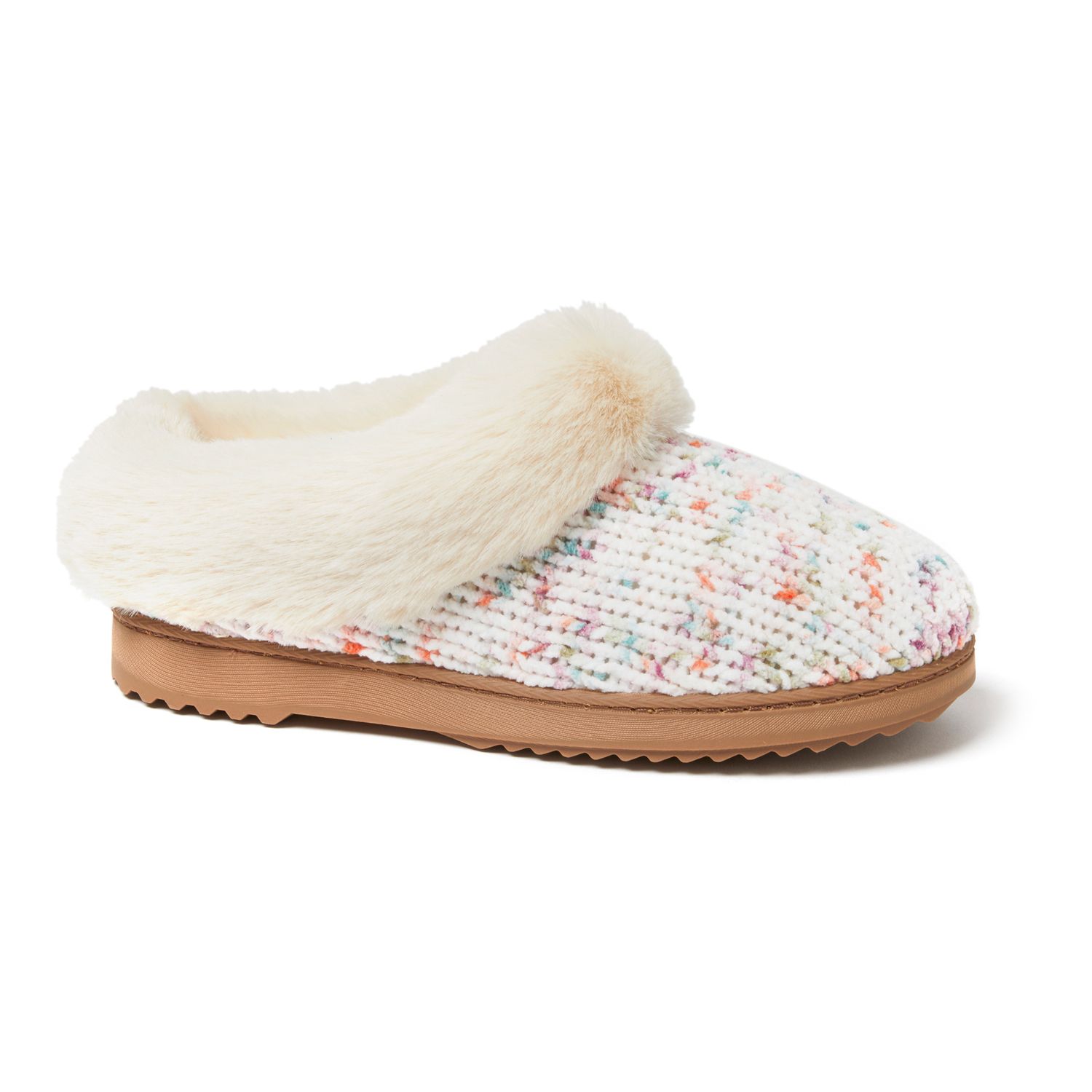 Dearfoams Hannah Festive Knit Women's Clog Slippers