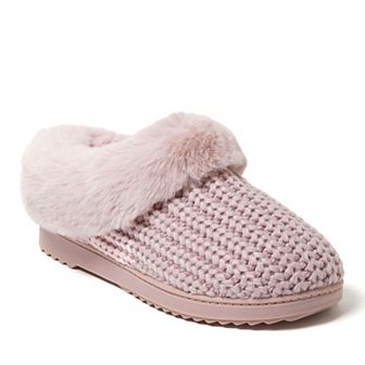 Dearfoams Hannah Festive Knit Women's Clog Slippers