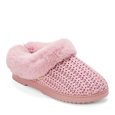 Dearfoams Hannah Festive Knit Women's Clog Slippers