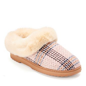 Dearfoams Hannah Festive Knit Women's Clog Slippers