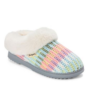 Dearfoams Hannah Festive Knit Women's Clog Slippers