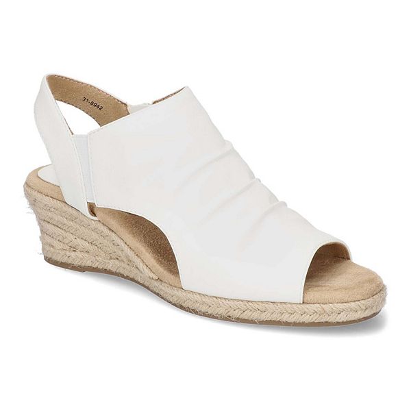 Kohls white hot sale wedge sandals