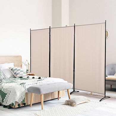 3-panel Folding Screen Room Divider Privacy Separator Bedroom Office Patio