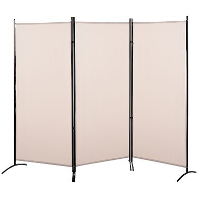 3-panel Folding Screen Room Divider Privacy Separator Bedroom Office Patio