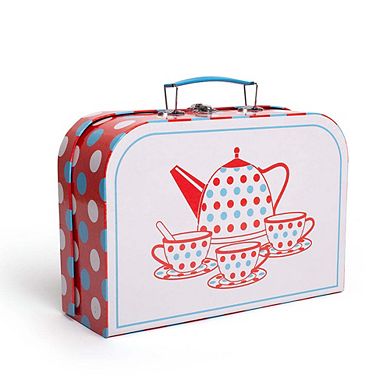 Bigjigs Toys, Spotted Tea Set in a Case