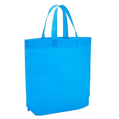 10 Pack Non Woven Bags For Grocery Shopping, 5 Colors, 15 X 12.5 In