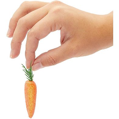 Easter Decorations Carrots for Crafts, Orange (0.5 x 3 x 0.5 in, 45 Pack)