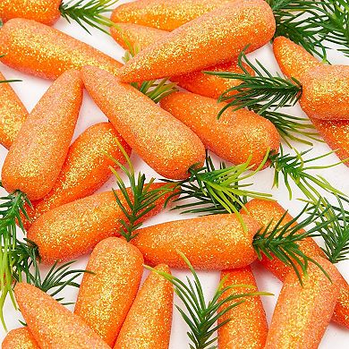 Easter Decorations Carrots for Crafts, Orange (0.5 x 3 x 0.5 in, 45 Pack)