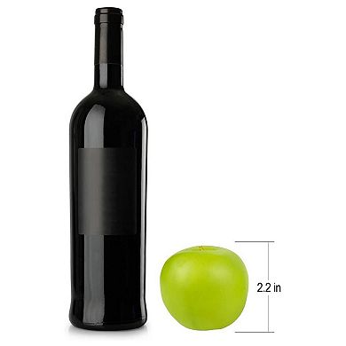 Realistic Artificial Fruit Applies for Kitchen Decor, Red Green (2.5 In, 6 Pack)