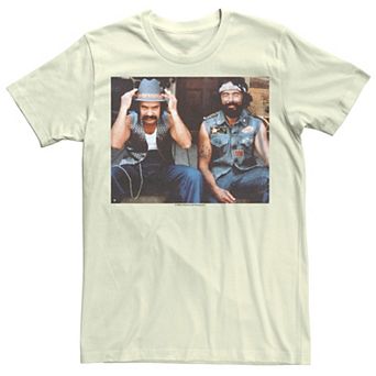 Men's Cheech And Chong Hanging In Porch Tee