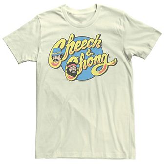 Men's Cheech And Chong 2 Heads Logo Tee