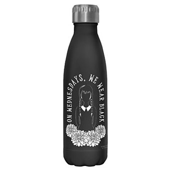 Wednesday We Wear Black 17-oz. Stainless Steel Bottle