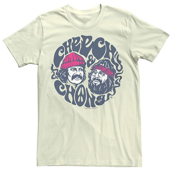 Men's Cheech And Chong Psychedelic Logo Tee