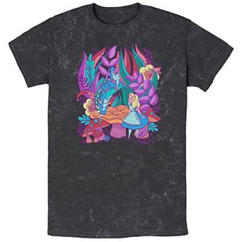 Men's Disney's Alice In Wonderland Small Forest Wonders Mineral Wash Tee