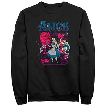 Men's Disney's Alice In Wonderland Technicolor Poster Sweatshirt