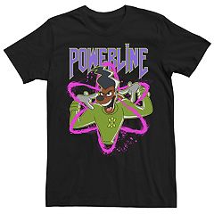  Disney A Goofy Movie Powerline Tour '95 Retro Neon Poster T- Shirt : Clothing, Shoes & Jewelry