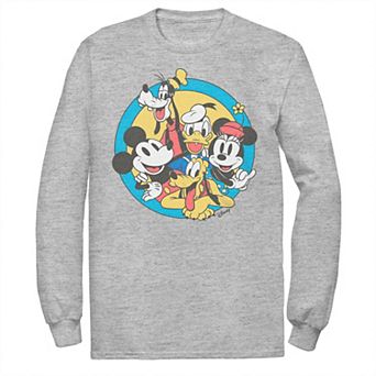 Men's Disney's Mickey And Friends Retro Group Shot Tee