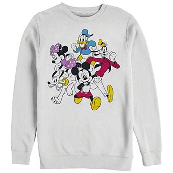 Men's Disney's Mickey And Friends Group Shot Run Sweatshirt