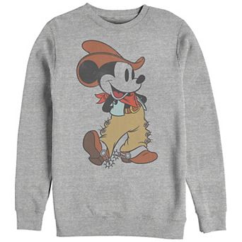 Men's Disney's Mickey Mouse Cowboy Pose Sweatshirt