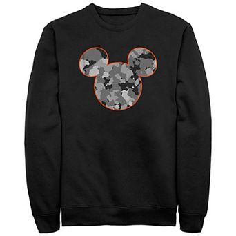 Disney's Mickey Mouse Men's Camouflage Logo Sweatshirt