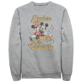 Men's Disney's Mickey & Minnie Explore The Outdoors Sweatshirt