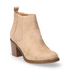 kohls womens leather boots