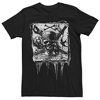 Men's Disney's Pirates Of The Caribbean Pirates Badge Tee