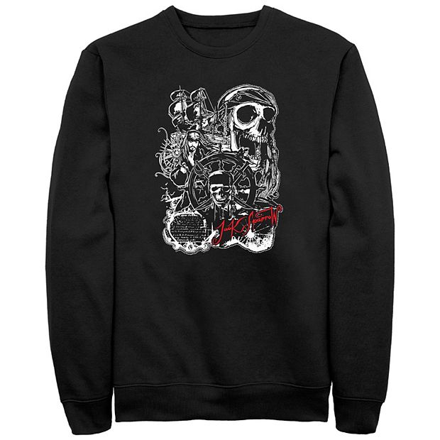 Men s Disney s Pirates Of The Caribbean Pirates Symbols Sweatshirt