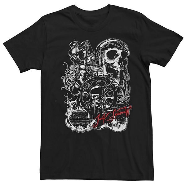 Men's Disney's Pirates Of The Caribbean Pirates Symbols Tee