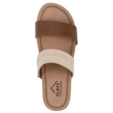 Cliffs by White Mountain Tahlie Women's Slide Sandals