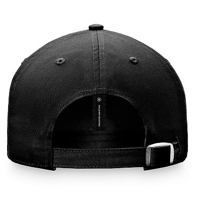 Men's Top of the World Black Iowa Hawkeyes Slice Adjustable Hat