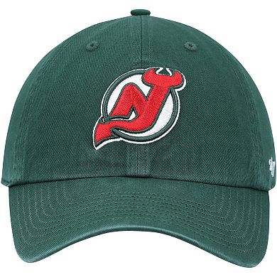 Men's '47 Green New Jersey Devils Clean Up Adjustable Hat