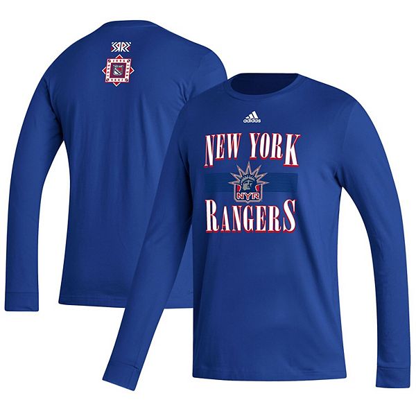 Men's Adidas Royal New York Rangers Reverse Retro 2.0 Authentic Blank Jersey