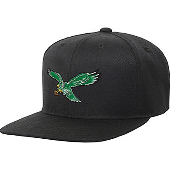 Youth Mitchell & Ness Black Philadelphia Eagles Gridiron Classics Ground Snapback Hat