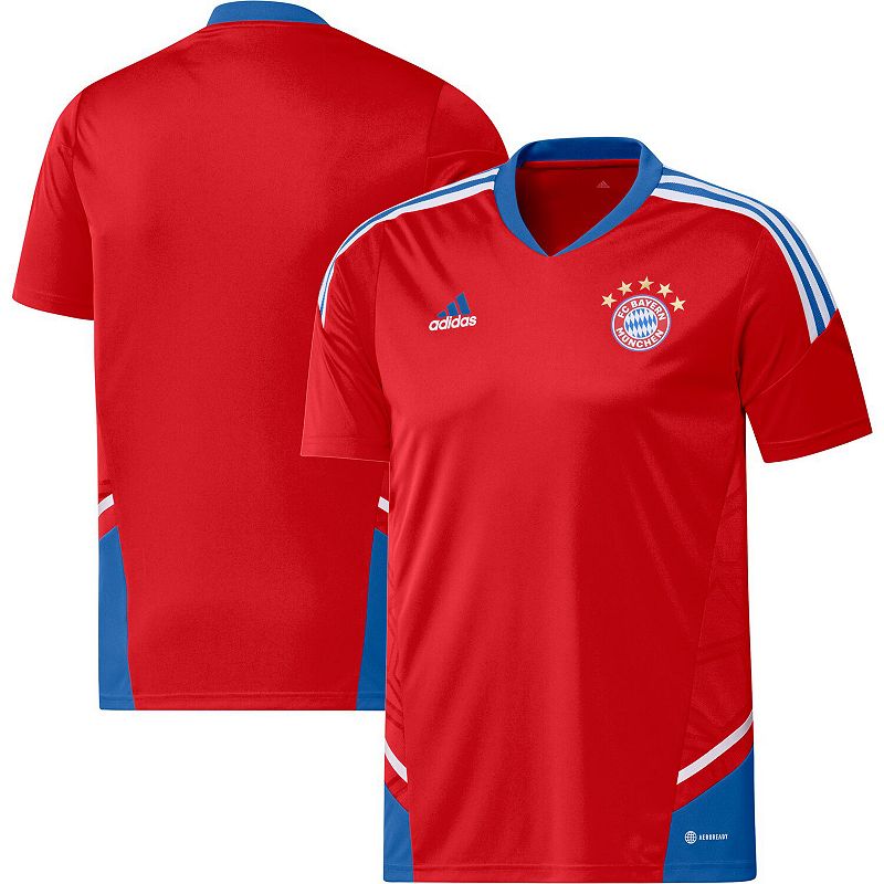 UPC 196460656281 product image for Men's adidas Red Bayern Munich 2023/24 Training Jersey, Size: Small, Byn Red | upcitemdb.com