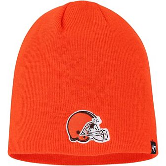 Men's '47 Orange Cleveland Browns Secondary Beanie