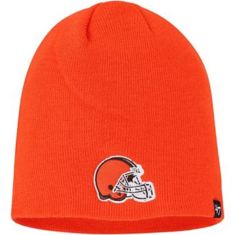 Men's '47 Orange Cleveland Browns Secondary Beanie