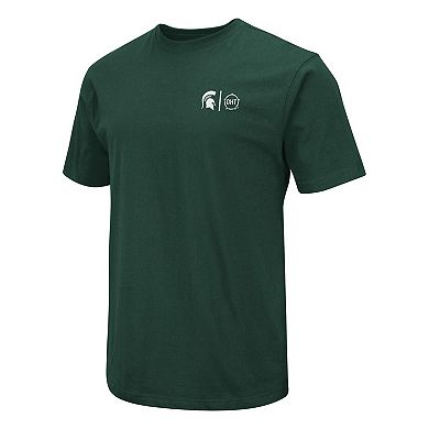 Men's Colosseum Green Michigan State Spartans OHT Military Appreciation T-Shirt