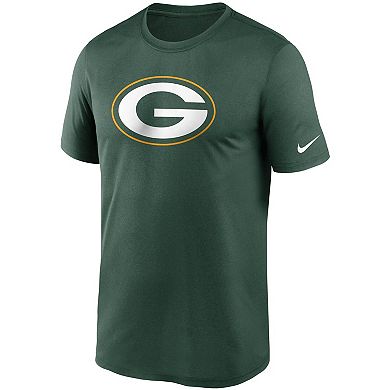 Men's Nike Green Green Bay Packers Logo Essential Legend Performance T-Shirt