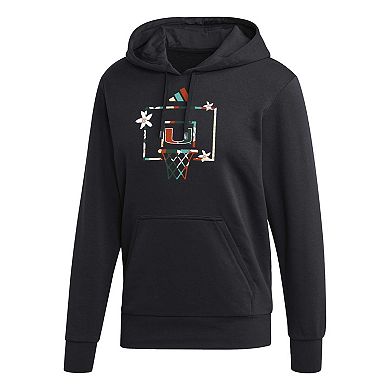 Men's adidas Black Miami Hurricanes Honoring Black Excellence Pullover Hoodie