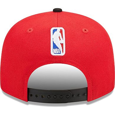 Men's New Era Red/Black Portland Trail Blazers Jersey Hook Statement Edition 9FIFTY Snapback Hat