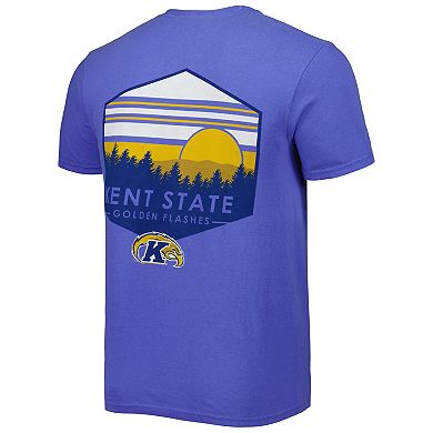 Men's Blue Kent State Golden Flashes Landscape Shield T-Shirt