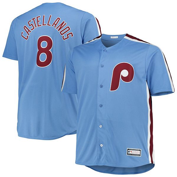 Sold at Auction: 2022 Nick Castellanos autographed game worn Philadelphia  Phillies alternate jersey (NL Championship Season)(MLB Authentication).