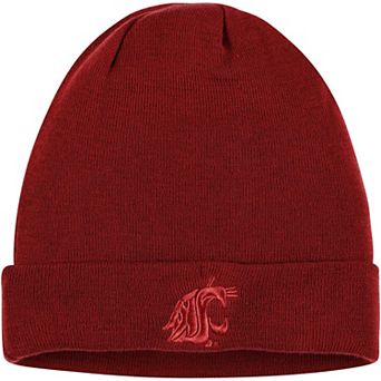 Men's Nike Crimson Washington State Cougars Tonal Cuffed Knit Hat