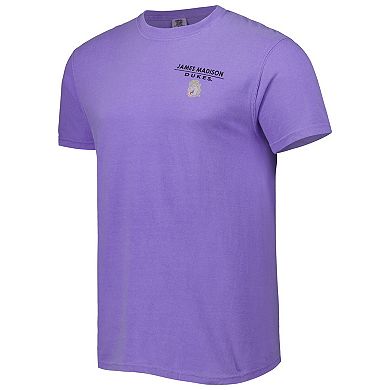 Men's Purple James Madison Dukes Landscape Shield T-Shirt