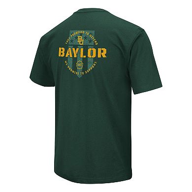 Men's Colosseum Green Baylor Bears OHT Military Appreciation T-Shirt