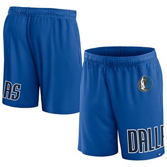 Men's Fanatics Branded Royal Dallas Mavericks Free Throw Mesh Shorts
