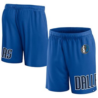 Men's Fanatics Branded Royal Dallas Mavericks Free Throw Mesh Shorts