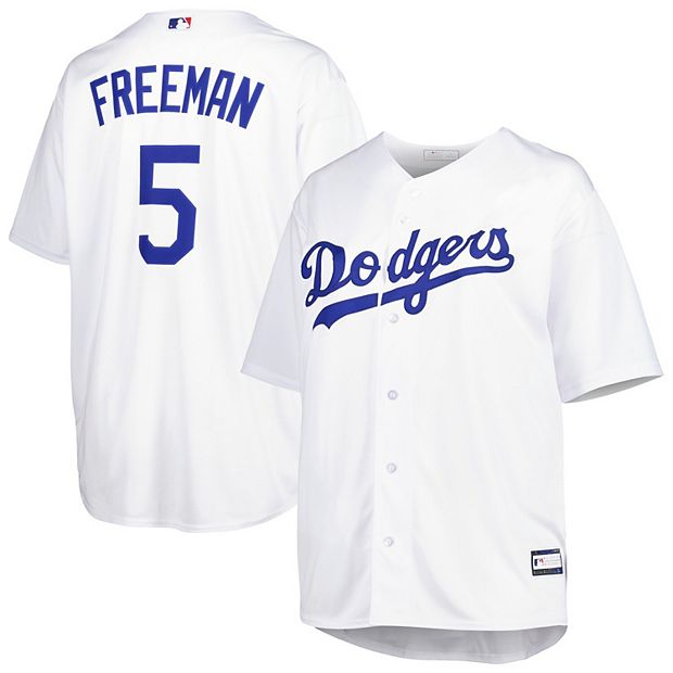 Profile Men's White Los Angeles Dodgers Big & Tall Replica Team Jersey